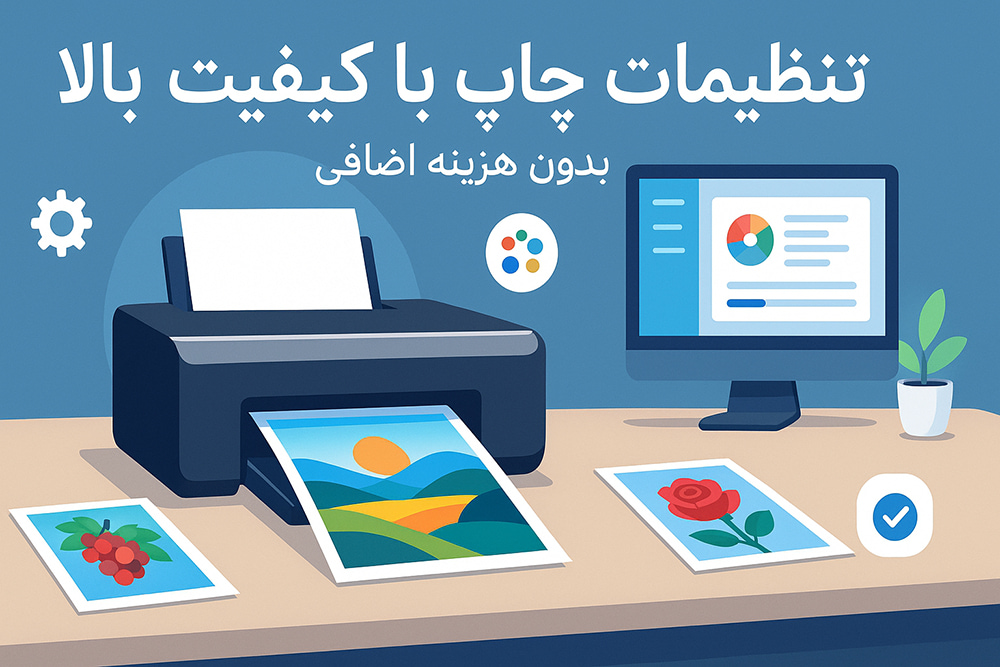 تنظیمات چاپ با کیفیت بالا - راهنمای کامل بهینه سازی چاپگر بدون هزینه